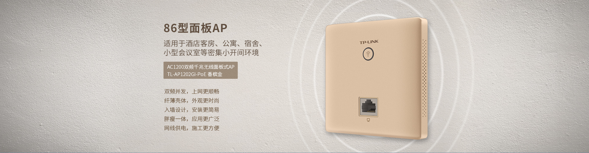 TL-AP1202GI-PoE 香槟金